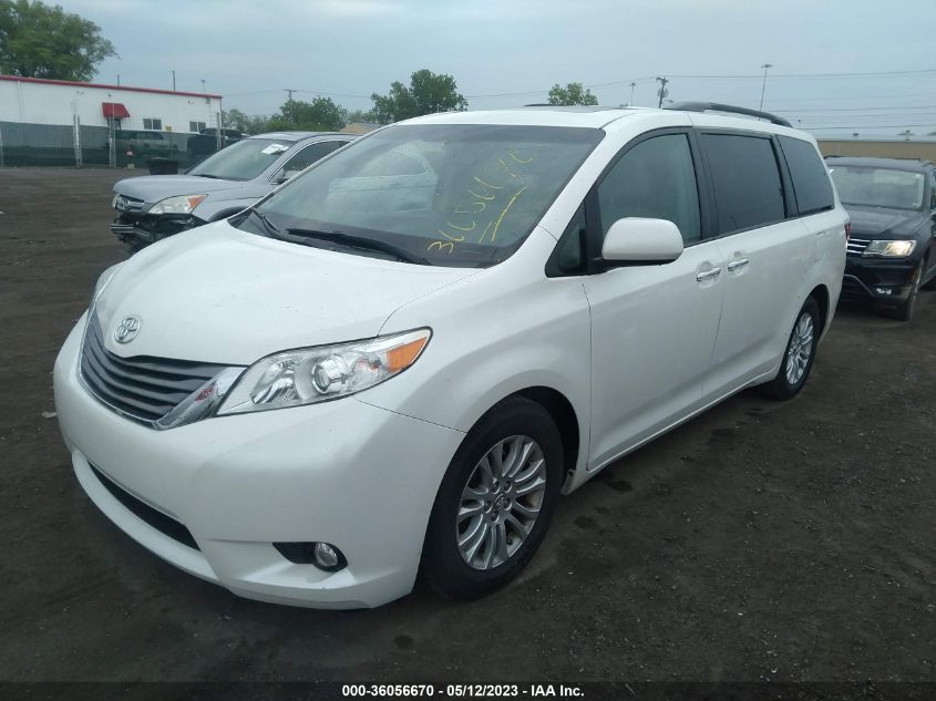 2015 TOYOTA SIENNA XLE/XLE AAS/LTD - 5TDYK3DC0FS627287