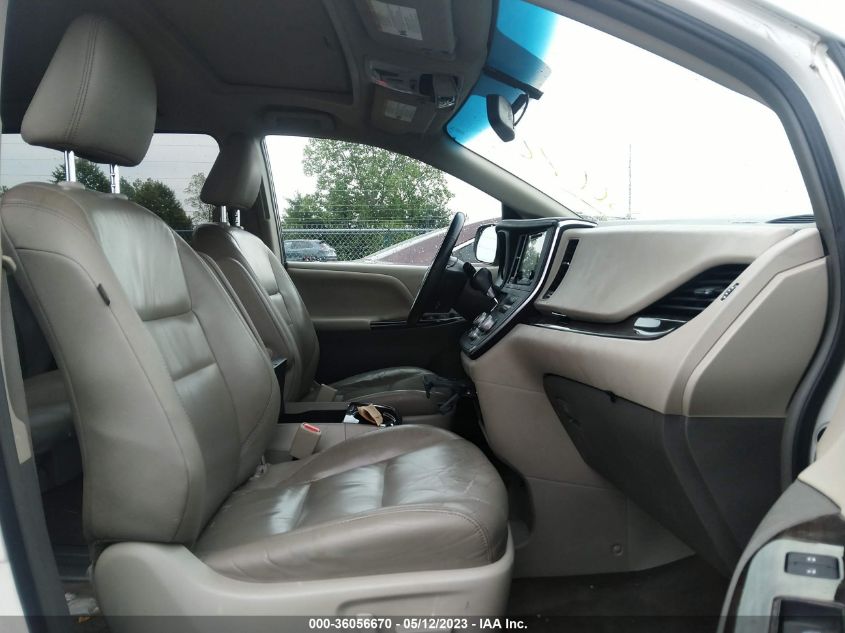 2015 TOYOTA SIENNA XLE/XLE AAS/LTD - 5TDYK3DC0FS627287