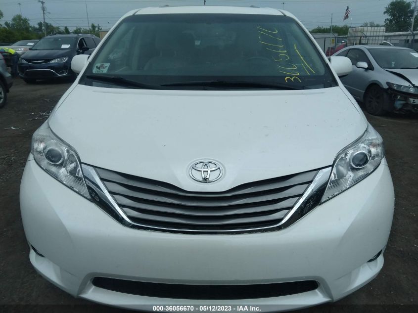 2015 TOYOTA SIENNA XLE/XLE AAS/LTD - 5TDYK3DC0FS627287