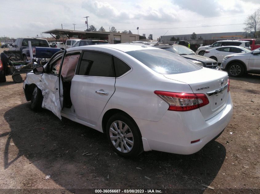 2015 NISSAN SENTRA SV - 3N1AB7AP1FY348202