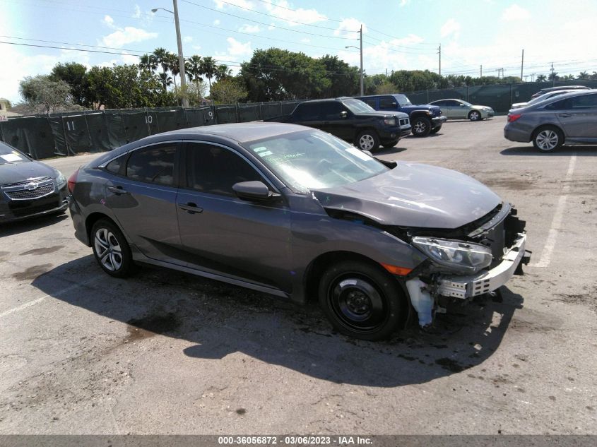 2018 HONDA CIVIC SEDAN LX - 19XFC2F5XJE039560