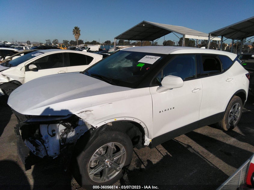 VIN 3GNKBCR46PS103167 2023 CHEVROLET BLAZER LT