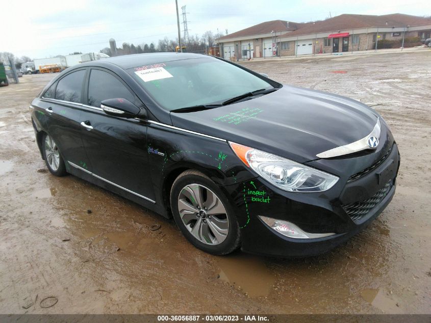 2013 HYUNDAI SONATA HYBRID LIMITED - KMHEC4A47DA100128