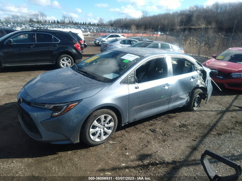 VIN JTDEPMAE4MJ117700 2021 TOYOTA COROLLA LE