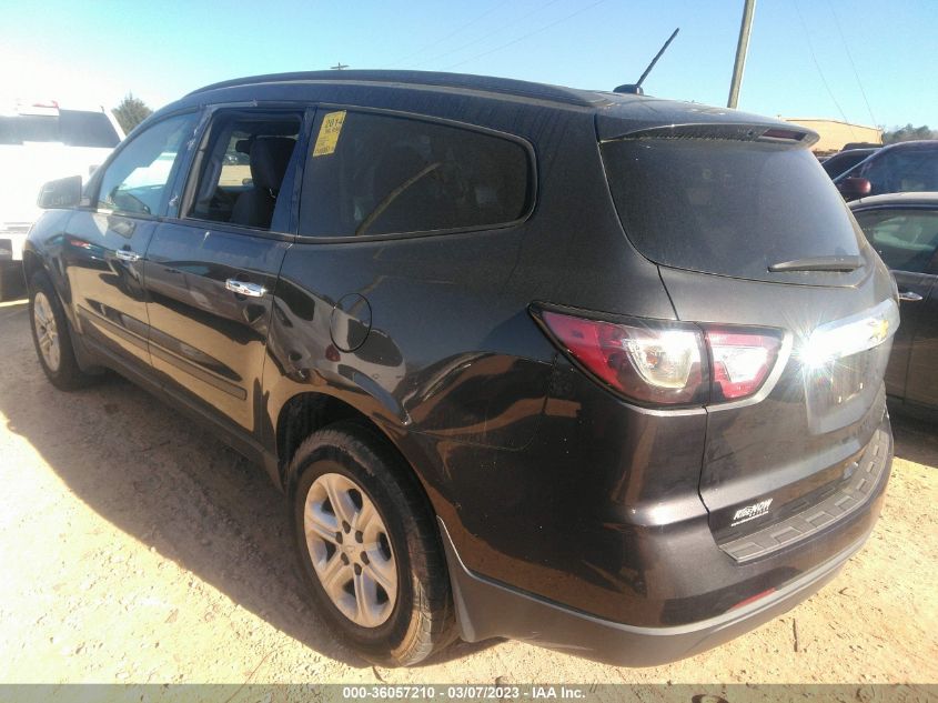 2014 CHEVROLET TRAVERSE LS - 1GNKRFKD1EJ282773