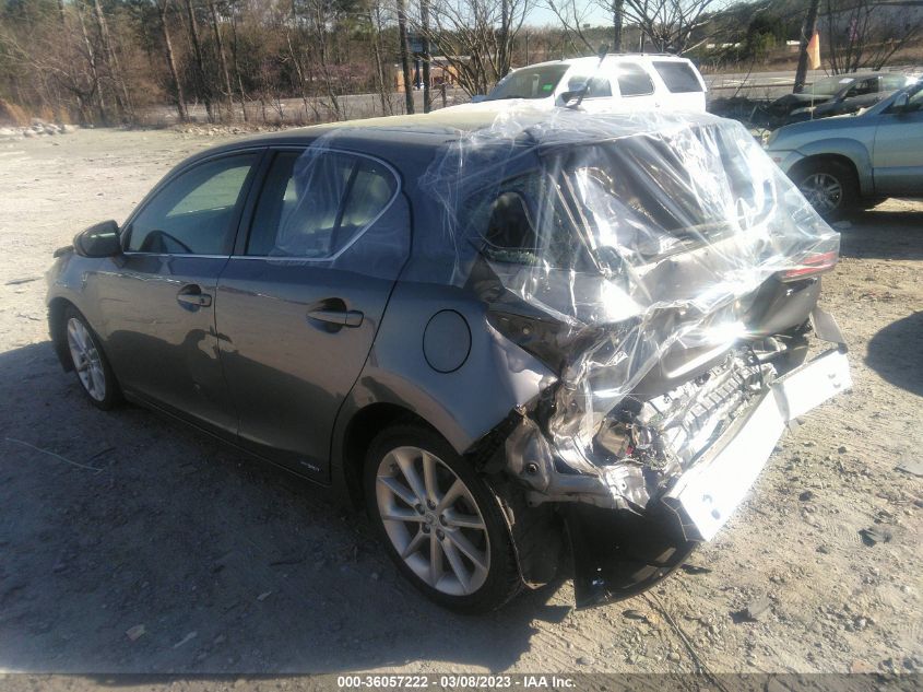 2013 LEXUS CT 200H HYBRID - JTHKD5BH4D2152854