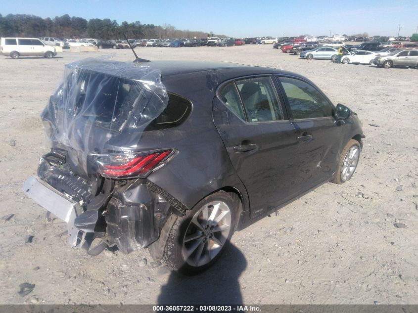 2013 LEXUS CT 200H HYBRID - JTHKD5BH4D2152854