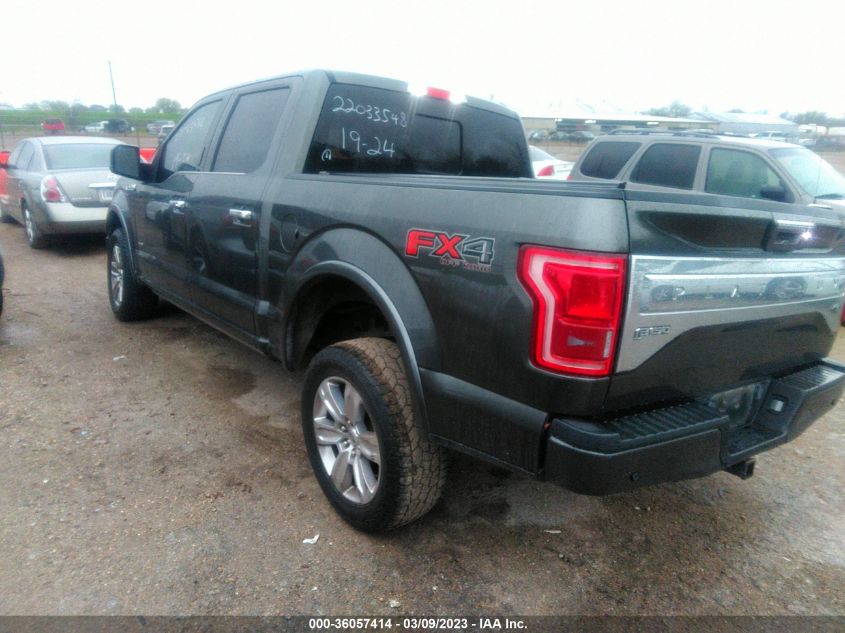 2015 FORD F-150 XLT/XL/LARIAT/PLATINUM - 1FTEW1EG3FFC92362