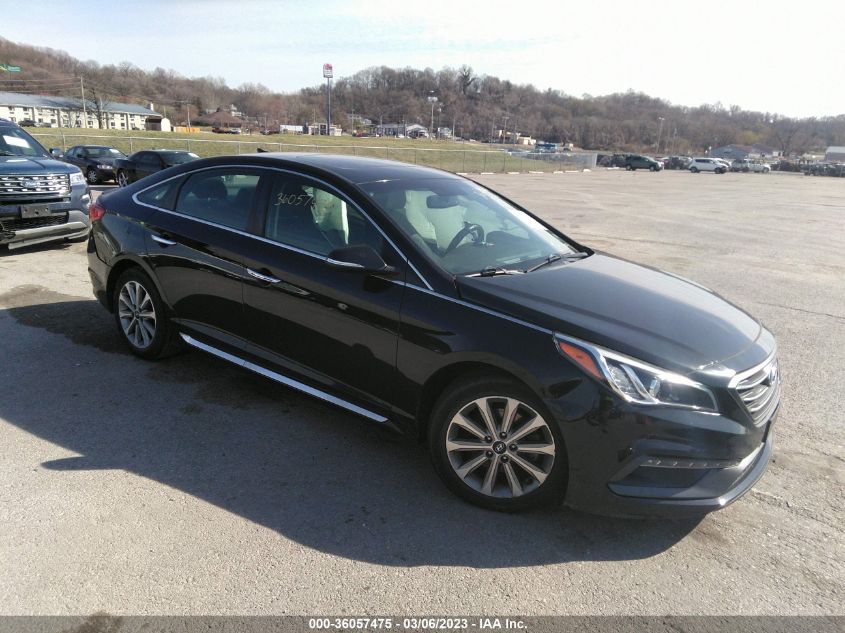 2016 HYUNDAI SONATA 2.4L LIMITED - 5NPE34AF2GH401294