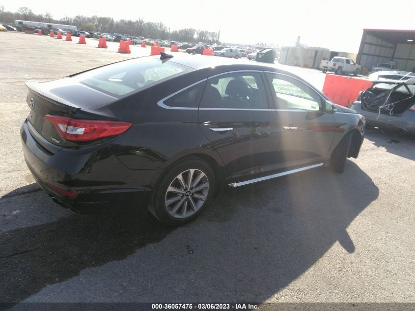 2016 HYUNDAI SONATA 2.4L LIMITED - 5NPE34AF2GH401294