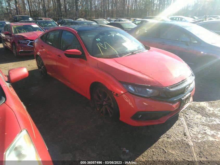 2019 HONDA CIVIC SEDAN SPORT - 2HGFC2F83KH516587