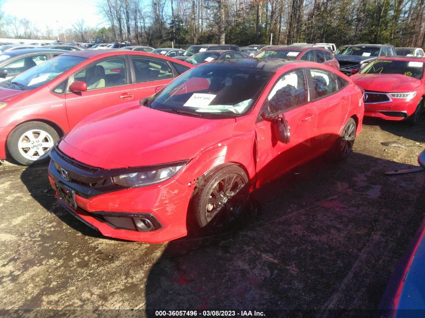 2019 HONDA CIVIC SEDAN SPORT - 2HGFC2F83KH516587