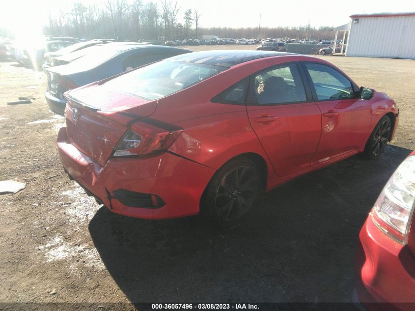 2019 HONDA CIVIC SEDAN SPORT - 2HGFC2F83KH516587