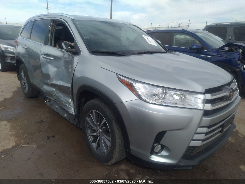 2019 TOYOTA HIGHLANDER SE/XLE - 5TDJZRFHXKS576741