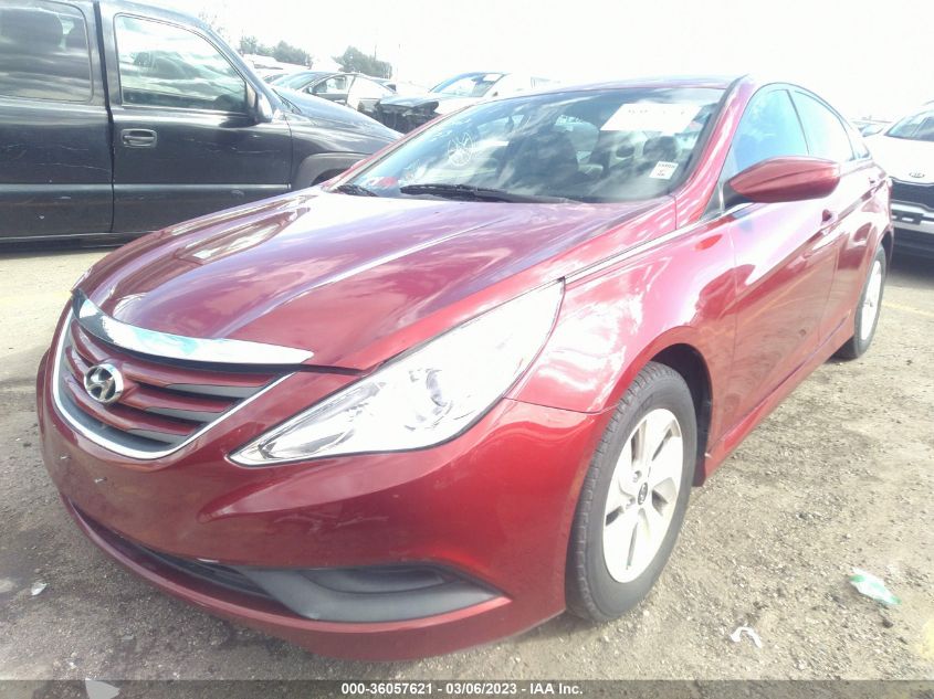 2014 HYUNDAI SONATA GLS - 5NPEB4AC7EH815497