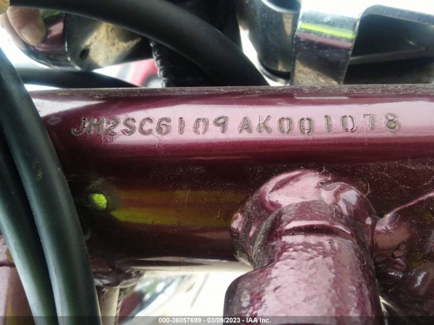 2010 HONDA VT1300 CX JH2SC6109AK001078