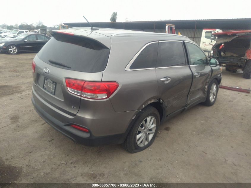 2018 KIA SORENTO LX V6 - 5XYPG4A54JG360704