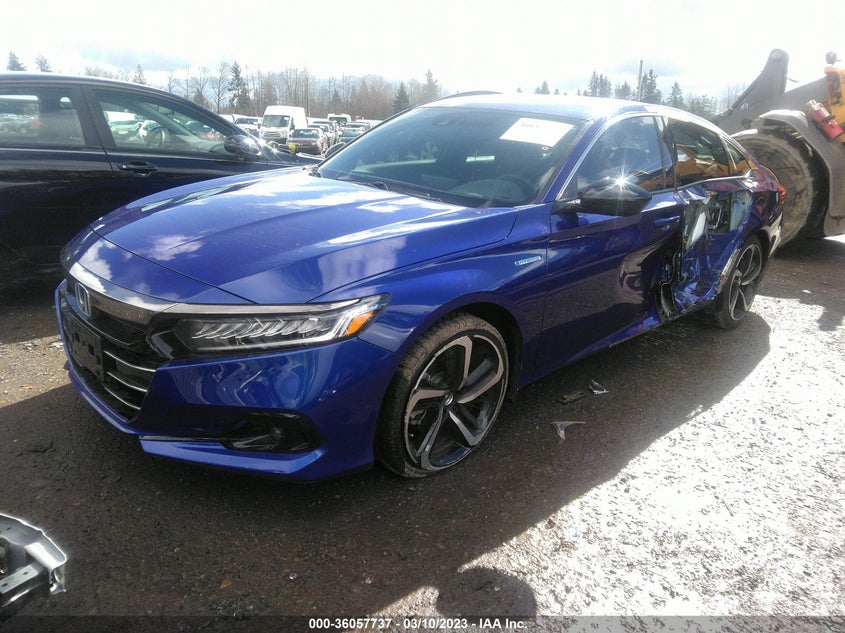 VIN 1HGCV3F23NA004409 2022 HONDA ACCORD HYBRID SPORT