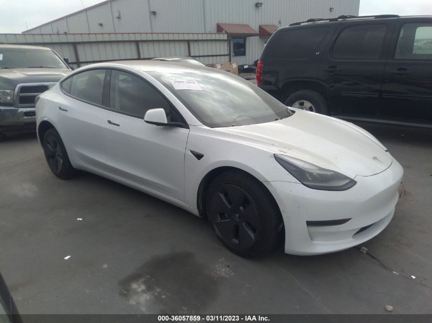 2021 TESLA MODEL 3 STANDARD RANGE PLUS - 5YJ3E1EA0MF022593