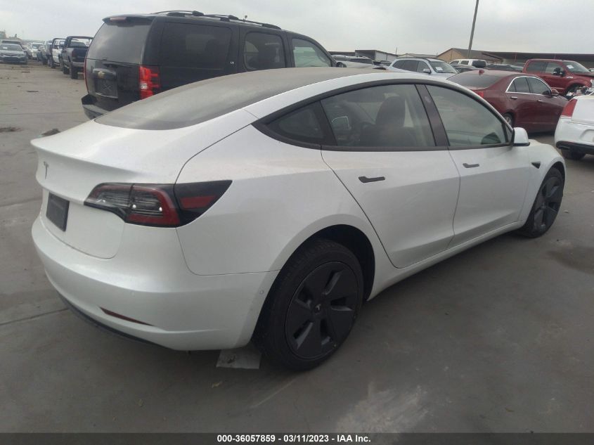 2021 TESLA MODEL 3 STANDARD RANGE PLUS - 5YJ3E1EA0MF022593