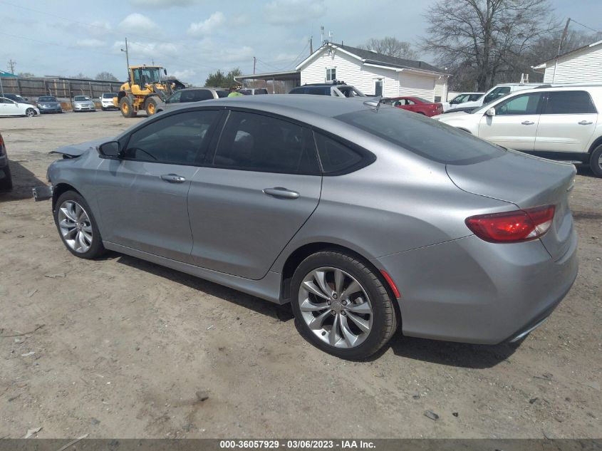 2015 CHRYSLER 200 S - 1C3CCCBGXFN505821