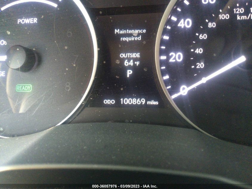 2014 LEXUS ES 300H HYBRID JTHBW1GG2E2073610