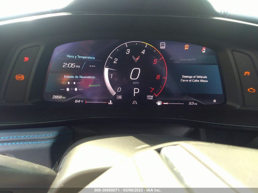 2022 CHEVROLET CORVETTE 3LT - 1G1YC3D46N5119702