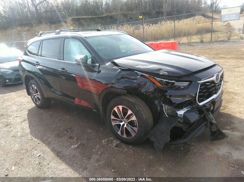 2022 TOYOTA HIGHLANDER HYBRID - 5TDGBRCH2NS542025