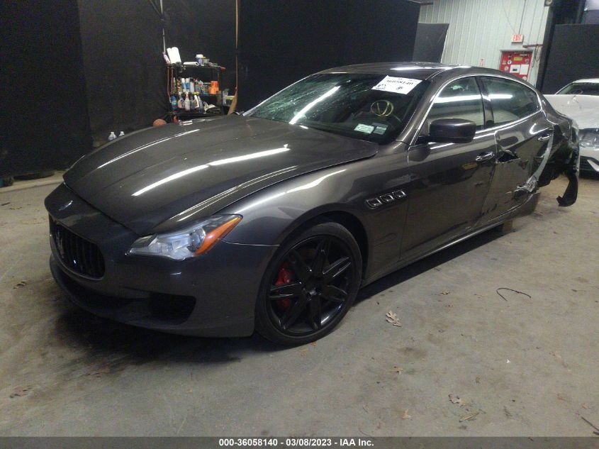 2015 MASERATI QUATTROPORTE S Q4 ZAM56RRA6F1140976