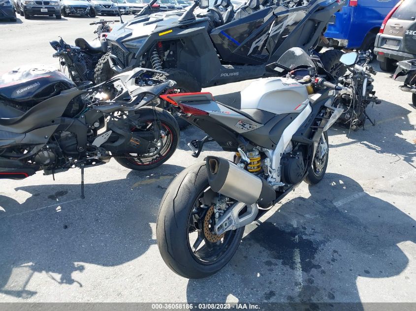 2022 APRILIA RSV4 1100 ZD4KYUA05NS000454