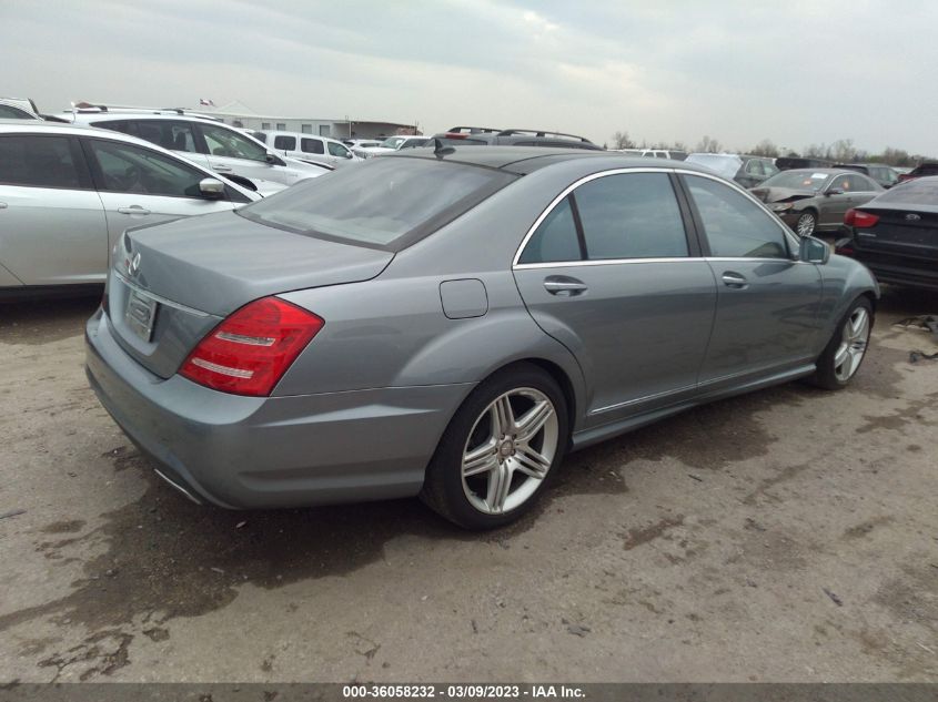 2013 MERCEDES-BENZ S-CLASS S 550 - WDDNG7DB2DA528862