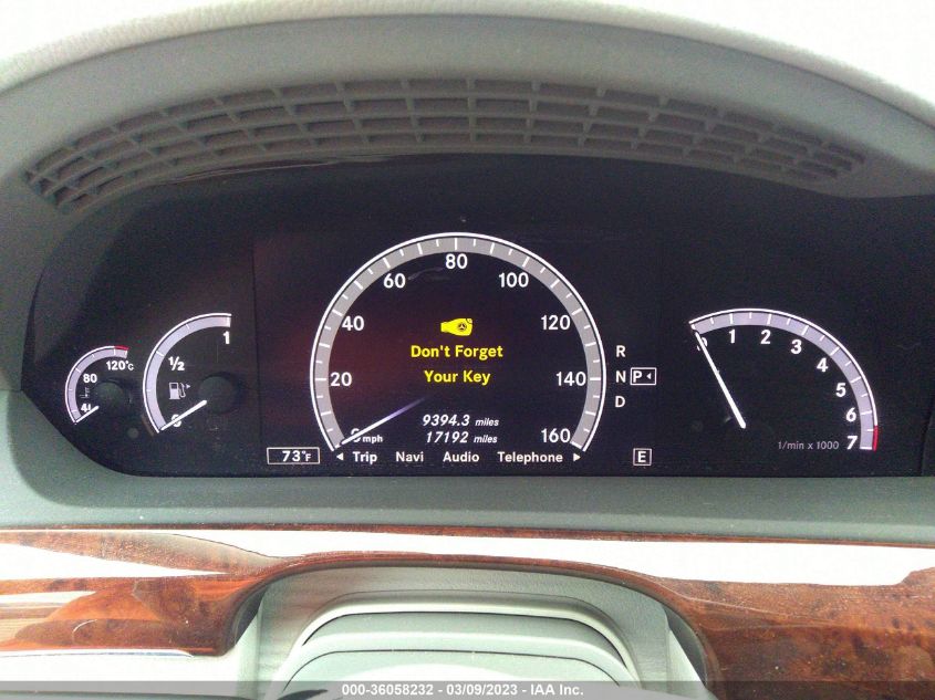 2013 MERCEDES-BENZ S-CLASS S 550 - WDDNG7DB2DA528862