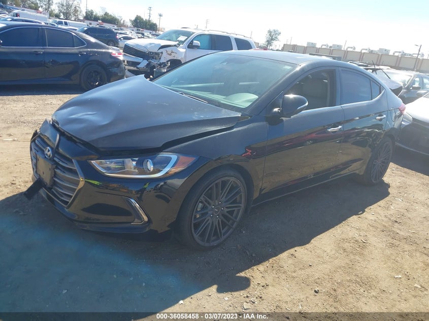 VIN 5NPD84LF1HH030625 2017 HYUNDAI ELANTRA LIMITED