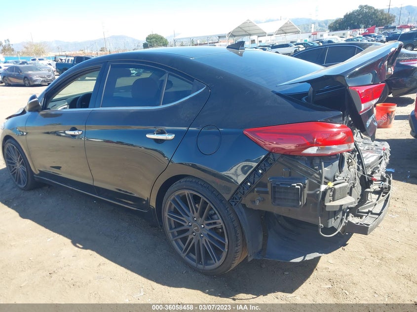 VIN 5NPD84LF1HH030625 2017 HYUNDAI ELANTRA LIMITED