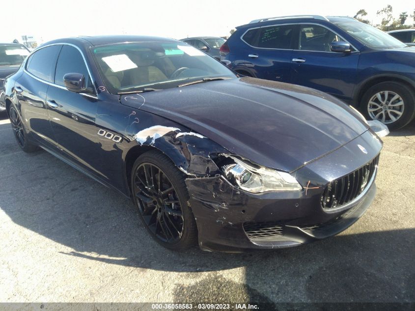 Lot #2539242759 2014 MASERATI QUATTROPORTE GTS salvage car