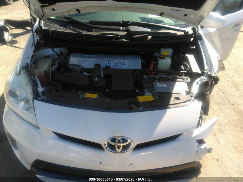2013 TOYOTA PRIUS ONE/TWO/THREE/FOUR/FIVE - JTDKN3DU0D0341252