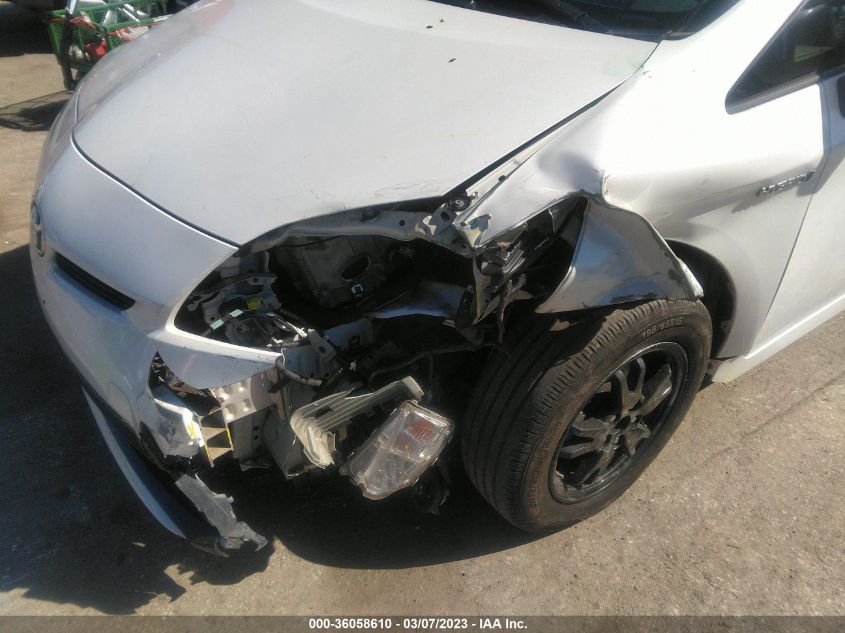 2013 TOYOTA PRIUS ONE/TWO/THREE/FOUR/FIVE - JTDKN3DU0D0341252