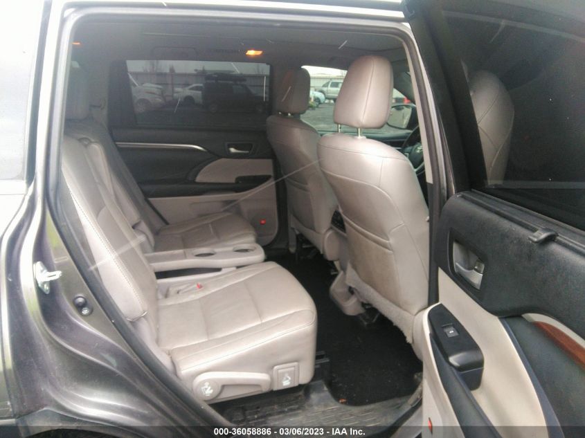 2015 TOYOTA HIGHLANDER LIMITED - 5TDDKRFH2FS153384