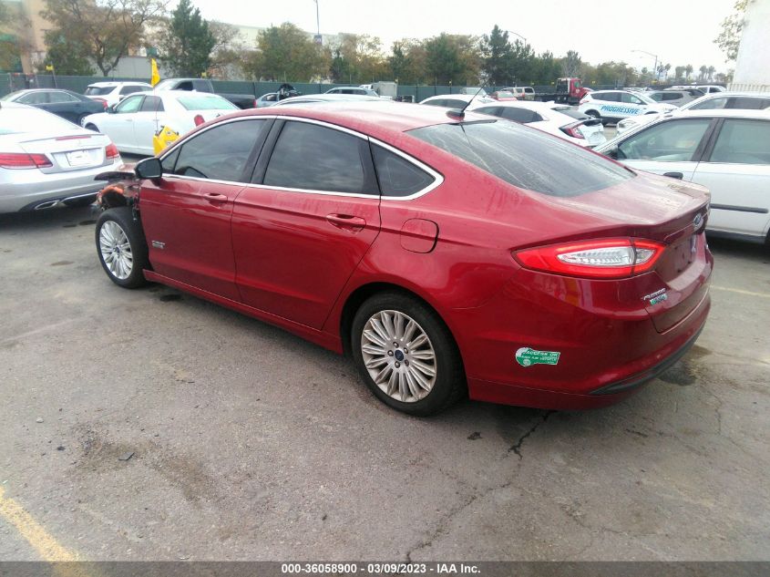 2014 FORD FUSION ENERGI SE LUXURY - 3FA6P0PU4ER269064