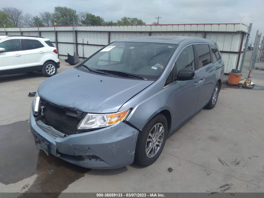 2013 HONDA ODYSSEY EX-L - 5FNRL5H66DB044869