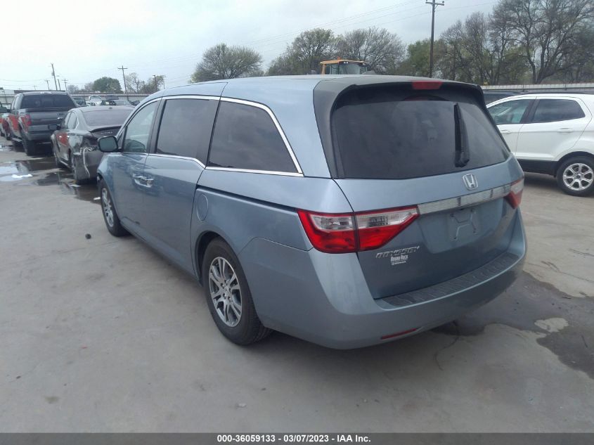 2013 HONDA ODYSSEY EX-L - 5FNRL5H66DB044869