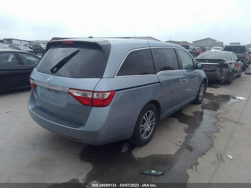 2013 HONDA ODYSSEY EX-L - 5FNRL5H66DB044869