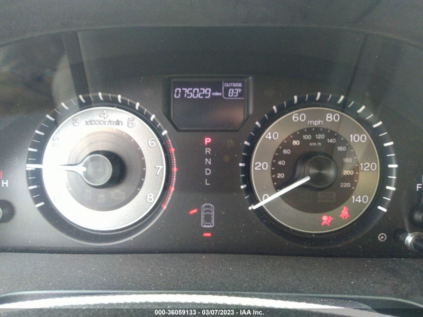 2013 HONDA ODYSSEY EX-L - 5FNRL5H66DB044869