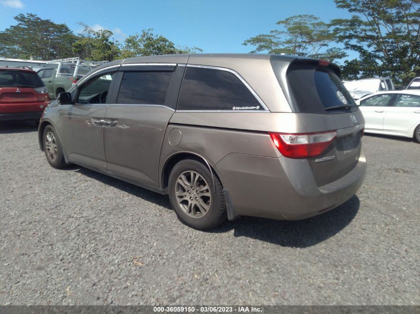 2013 HONDA ODYSSEY EX-L - 5FNRL5H61DB050580