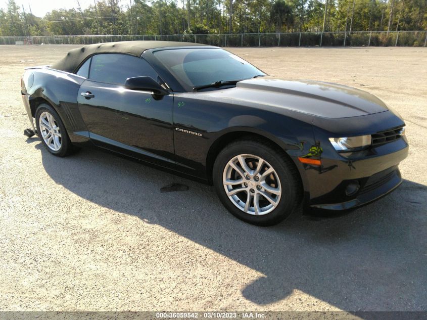 2015 CHEVROLET CAMARO LT - 2G1FD3D3XF9137832