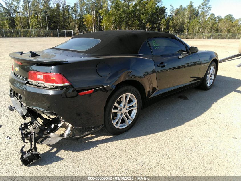 2015 CHEVROLET CAMARO LT - 2G1FD3D3XF9137832