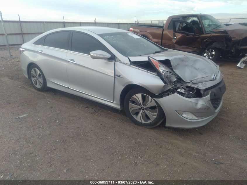 2014 HYUNDAI SONATA HYBRID LIMITED - KMHEC4A43EA111791