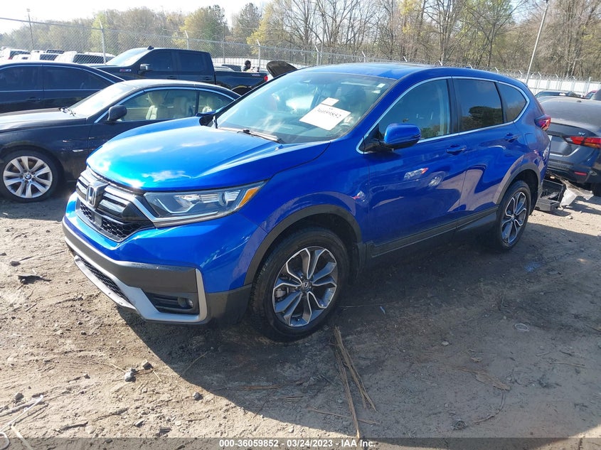 VIN 7FARW2H80NE007684 2022 HONDA CR-V EX-L