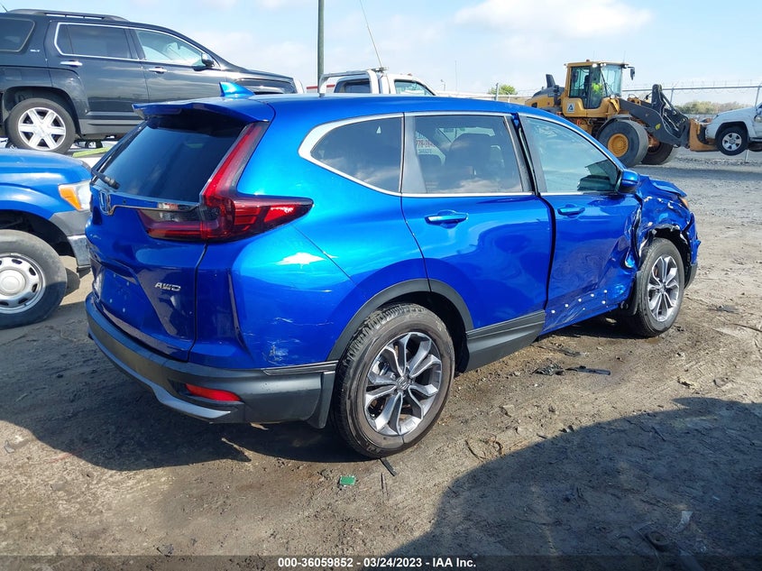 VIN 7FARW2H80NE007684 2022 HONDA CR-V EX-L