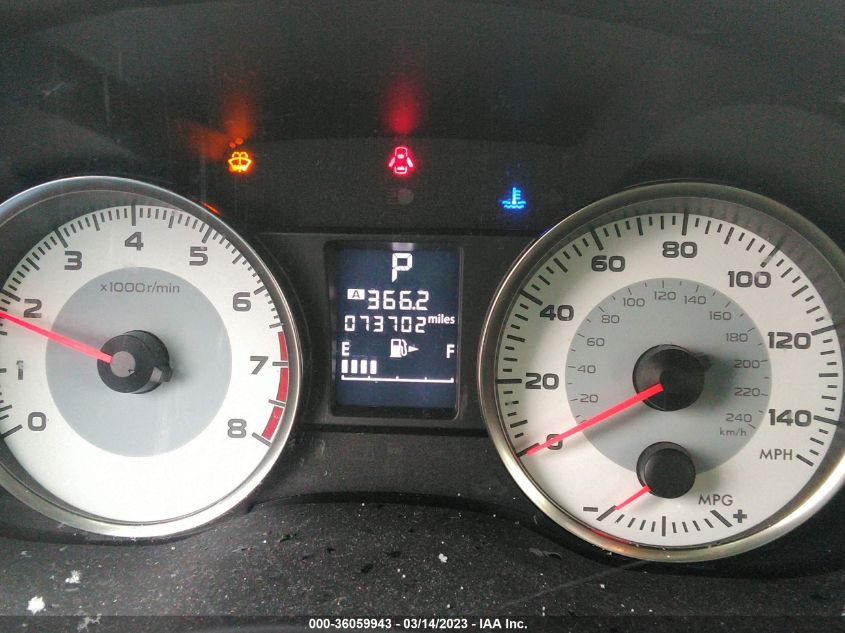 2013 SUBARU IMPREZA WAGON 2.0I SPORT LIMITED - JF1GPAS64D2896448